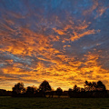 Sonnenaufgang im Herbst