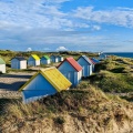 Strandhäuschen bei Gouville sur mer
