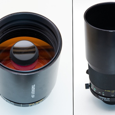 Retro- und manuelle Objektive