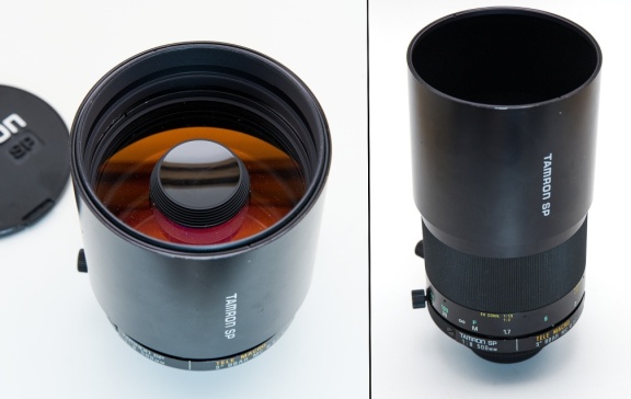 Spiegellinsenojektiv Tamron SP - 500mm, f8