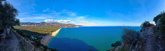 Ausblick vom Monte Saraceno auf Mattinata und den Gargano