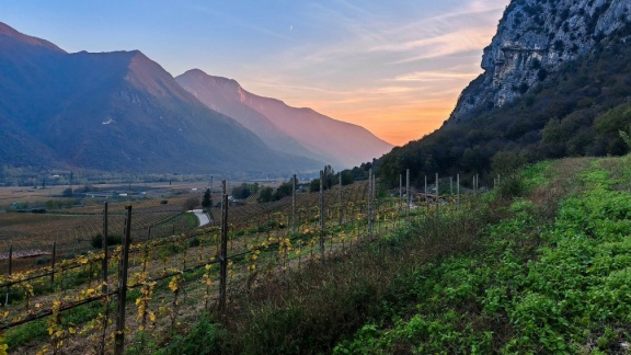 Sonnenuntergang bei Brentino Belluno