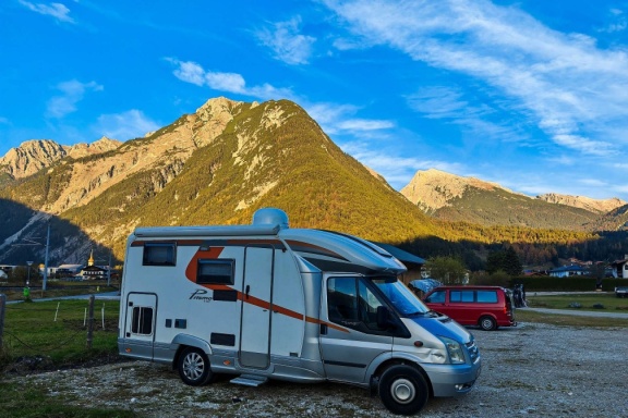 Stellplatz bei Scharnitz