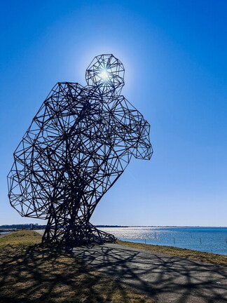 NL-Tour -  Lelystad, Statue Exposure