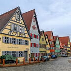 Bayertour: die Schmiedgasse in Dinkelsbühl