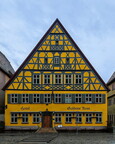 Bayerntour: Dinkelsbühl, Haus "goldene Rose" am Marktplatz