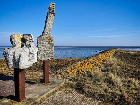 Weser/Nordsee-Tour: Fedderwardersiel - Kunst am Watt