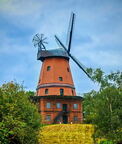 Elbe/Ostsee-Tour: Windmühle Hittbergen
